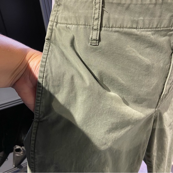 J. Crew Wide Leg Green Utility Slacks – Size 25P - Picture 5 of 8